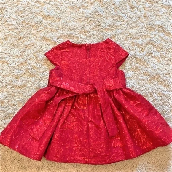Rare Editions Red Dress 24 months - Picture 2 of 2